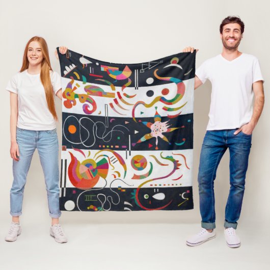 Streifen, Wassily Kandinsky Fleecedecke (Beispiel)