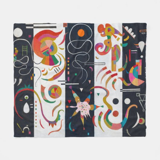 Streifen, Wassily Kandinsky Fleecedecke (Vorderseite (Horizontal))