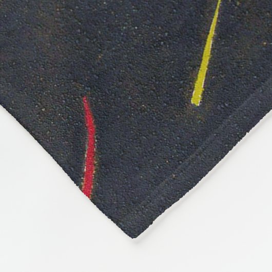 Streifen, Wassily Kandinsky Fleecedecke (Ecke)