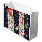 Streifen, Wassily Kandinsky Große Geschenktüte (Vorderseite Schrägansicht)