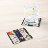 Streifen, Wassily Kandinsky Rechteckiger Pappuntersetzer (Vor Ort)