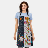 Streifen, Wassily Kandinsky Schürze (Getragen)