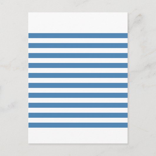 Streifen - weiß und blau postkarte (Vorderseite)