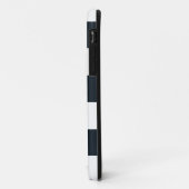 Streifen (weiß und schwarz) Case-Mate iPhone hülle (Hinten/Links)
