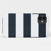 Streifen (weiß und schwarz) Case-Mate iPhone hülle (Rückseite (Horizontal))