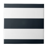 Streifen (weiß und schwarz) fliese (Vorderseite)