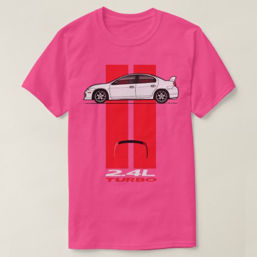 Streifen White Red T-Shirt (Design vorne)