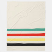 Streifen wirbeln aus weißem, grünem, schwarzem Gel Fleecedecke (Vorderseite)