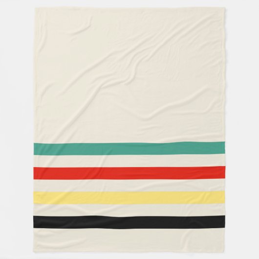 Streifen wirbeln aus weißem, grünem, schwarzem Gel Fleecedecke (Vorderseite)