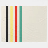 Streifen wirbeln aus weißem, grünem, schwarzem Gel Fleecedecke (Vorderseite (Horizontal))