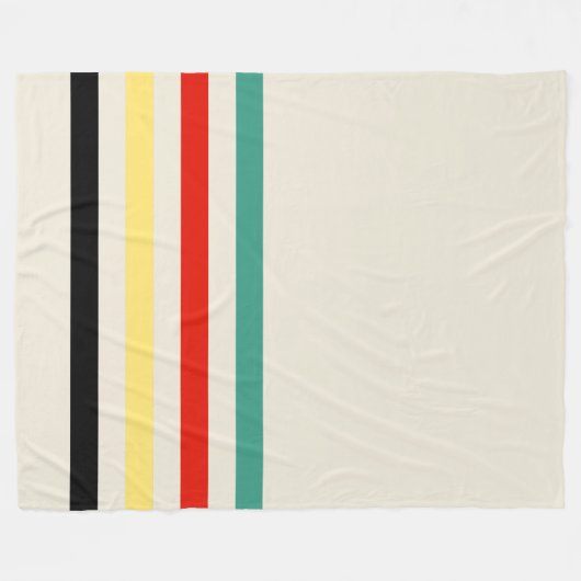 Streifen wirbeln aus weißem, grünem, schwarzem Gel Fleecedecke (Vorderseite (Horizontal))