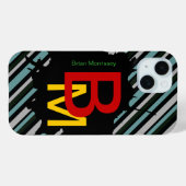 Streifen zum Hinzufügen von Namen Case-Mate iPhone Hülle (Rückseite (Horizontal))