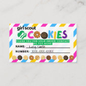 Streifen zum Scannen Visitenkarte (Vorderseite)