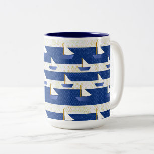 Streifen Zweifarbige Tasse
