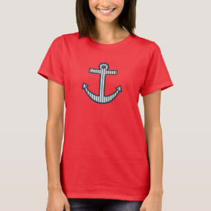 Streifenanker-T - Shirt