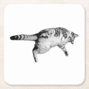 Streifenarm für den Tisch Rechteckiger Pappuntersetzer