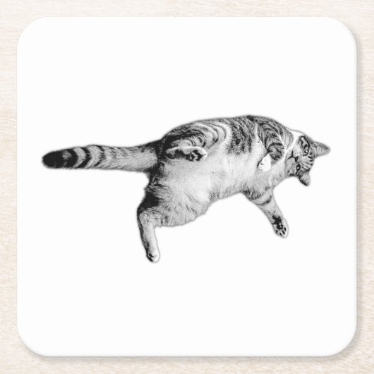 Streifenarm für den Tisch Rechteckiger Pappuntersetzer (Vorderseite)