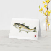 Streifenbarsch Karte (Gelbe Blume)