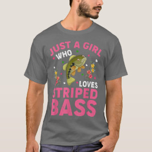 Streifenbarsch Lover Nur ein Mädchen, das Stri Lie T-Shirt