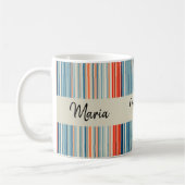 Streifenbecher Kaffeetasse (Links)