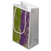 Streifenbeutel Kleine Geschenktüte (Rückseite Schrägansicht)