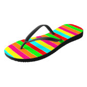 ‚Streifenbogen‘ Badesandalen (Schrägansicht)