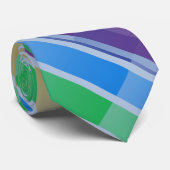 Streifenbogenfarbe Krawatte (Gerollt)