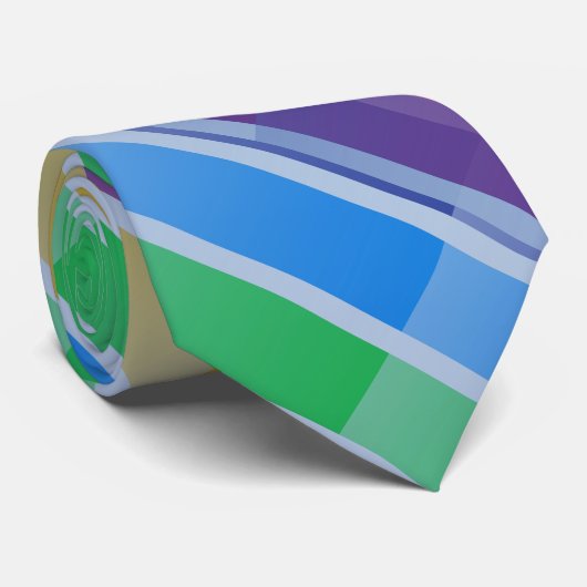 Streifenbogenfarbe Krawatte (Gerollt)