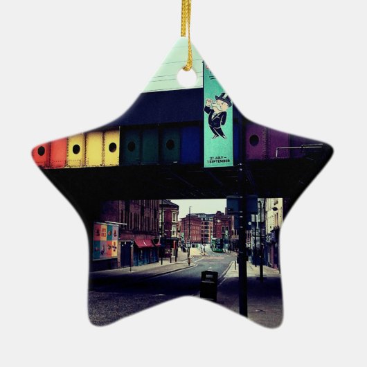 Streifenbrücke Keramik Ornament (Hinten)