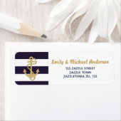 Streifencodierung Nautic Address Labels Anchor Nav (Insitu)