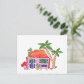 StreifenDachstühle Postkarte (Stehend Vorderseite)