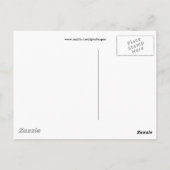 StreifenDachstühle Postkarte (Rückseite)