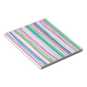 Streifender Editor mit mehreren Farben Notizblock (angewinkelt)