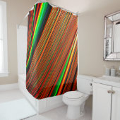 Streifendesign Duschvorhang (Beispiel)