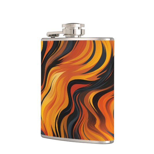 Streifendesign Flachmann (Links)