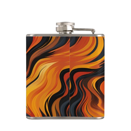 Streifendesign Flachmann (Rückseite)