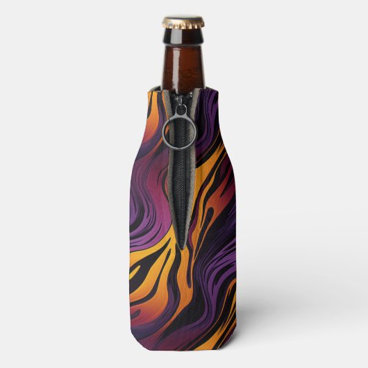 Streifendesign Flaschenkühler (Flasche Rückseite)