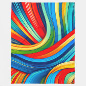 Streifendesign Fleecedecke (Vorderseite)