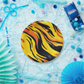 Streifendesign Pappteller (Party)