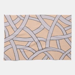 Streifendesign Rosa Lila Küchentuch