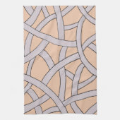 Streifendesign Rosa Lila Küchentuch (Vertikal)