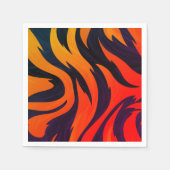 Streifendesign Serviette (Vorderseite)