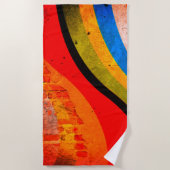 Streifendesign Strandtuch (Vorderseite)