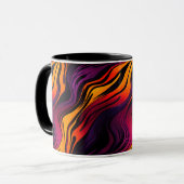 Streifendesign Tasse (Vorderseite Links)