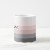 Streifendesign Urban Dusk Kaffeetasse (Mittel)
