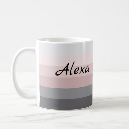 Streifendesign Urban Dusk Kaffeetasse (Links)