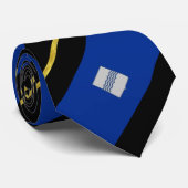 Streifenflagge Basilicata Krawatte (Gerollt)