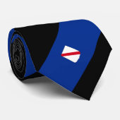 Streifenflagge Krawatte (Gerollt)