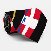 Streifenflagge Piemonte Krawatte (Gerollt)