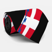 Streifenflagge Piemonte Krawatte (Gerollt)